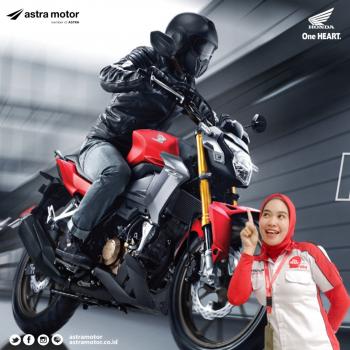 Tampil Semakin Gagah, Warna Bru All New CB150R Streetfire Pesan di Astra Motor Natar